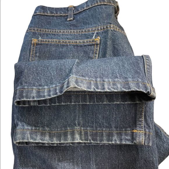 Levi’s Vintage 70s 80s Men’s Orange Tab Medium Wash Bootcut Denim Jeans - Picture 7 of 13
